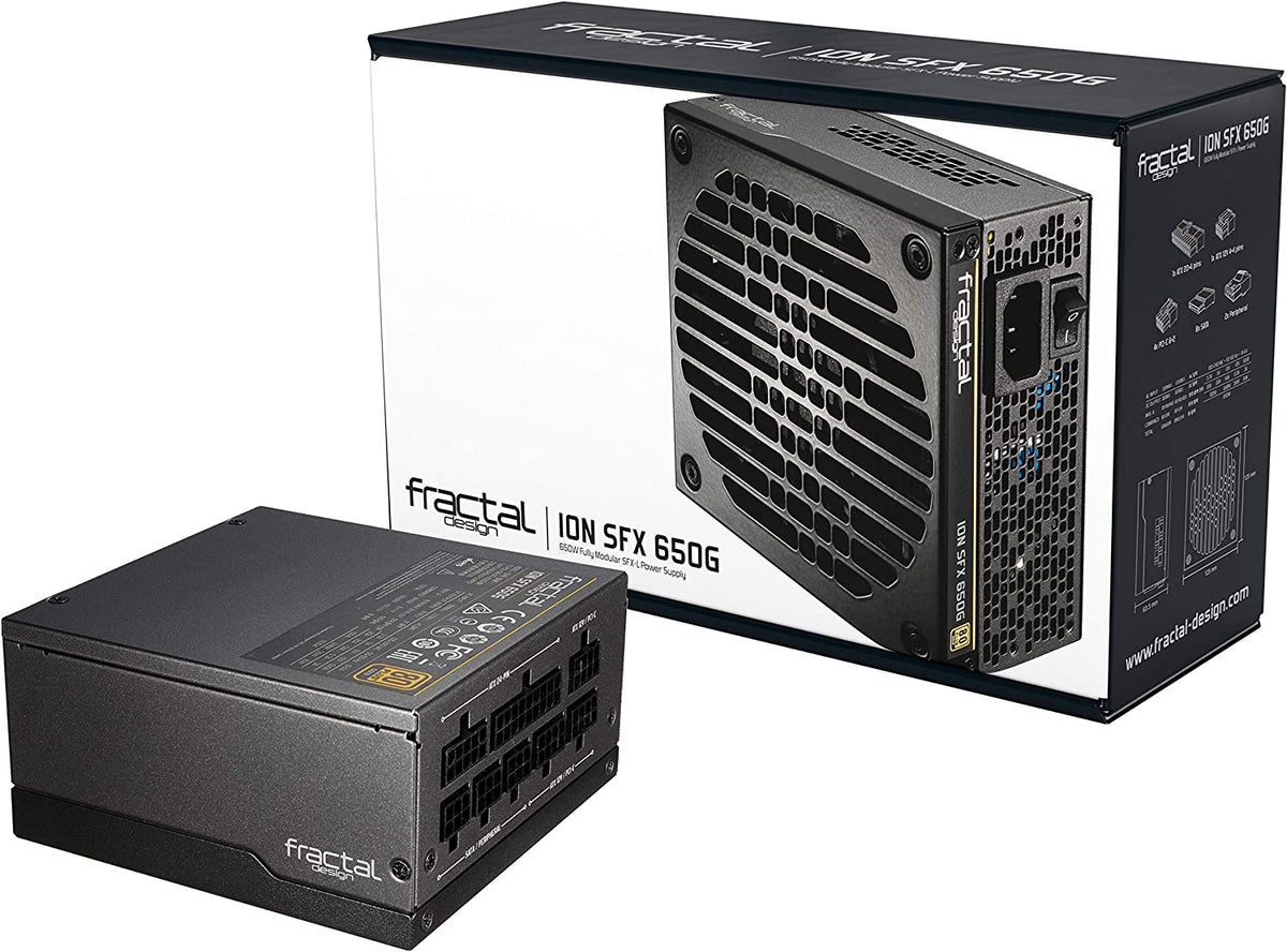 Fractal Design 650W ION SFX-L Gold PSU, Small Form Factor, Fully 