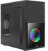 mini itx gaming pc case black