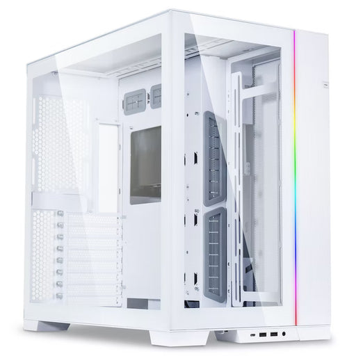 e-atx gaming pc case white