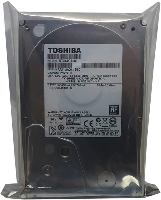 toshiba 2tb hard drive 3.5 inch