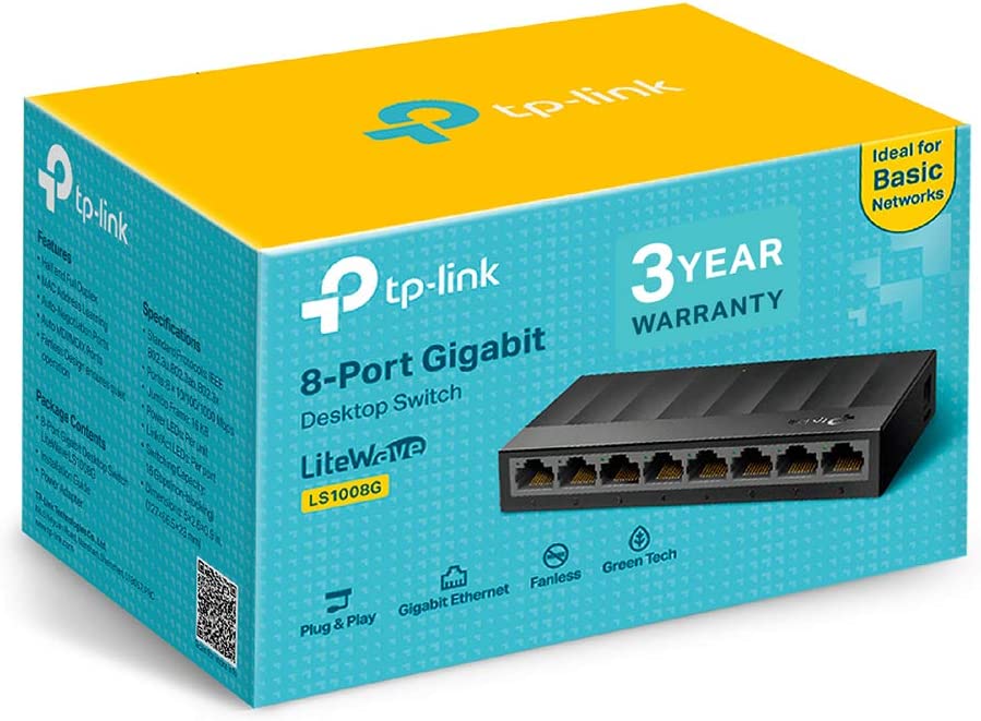 8 Port Gigabit Ethernet Switch