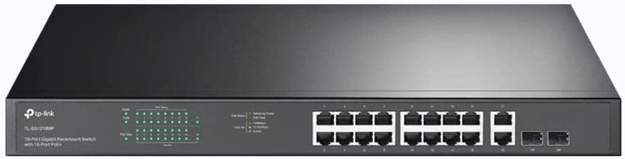 18 port gigabit unmanaged switch poe+